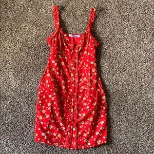 NWOT Sundae Muse red floral dress Size 4